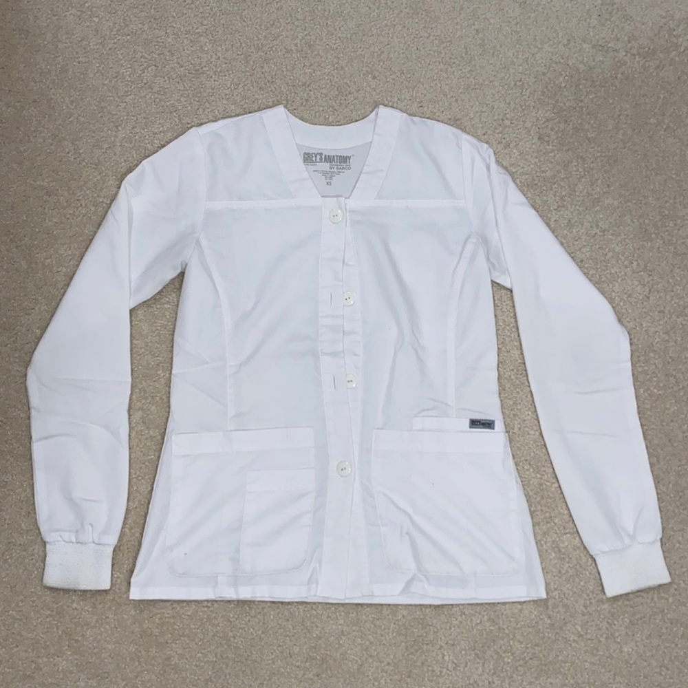 Grey’s Anatomy by Barco White Lab Coat/Scrub Jacket size XS